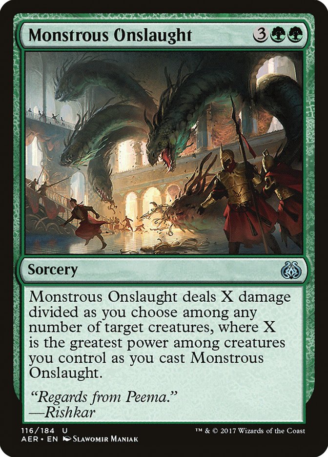 Monstrous Onslaught [Aether Revolt] | Gear Gaming Fayetteville