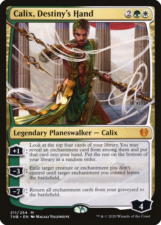 Calix, Destiny's Hand (Promo Pack) [Theros Beyond Death Promos] | Gear Gaming Fayetteville