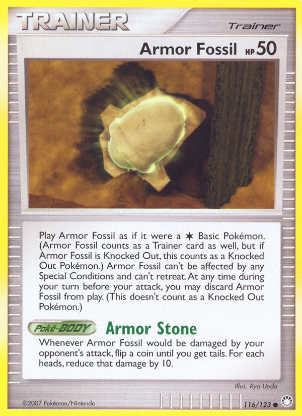 Armor Fossil (116/123) [Diamond & Pearl: Mysterious Treasures] | Gear Gaming Fayetteville