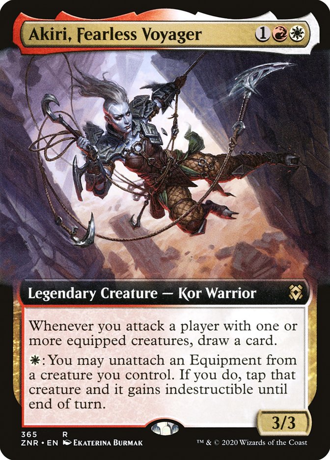 Akiri, Fearless Voyager (Extended Art) [Zendikar Rising] | Gear Gaming Fayetteville