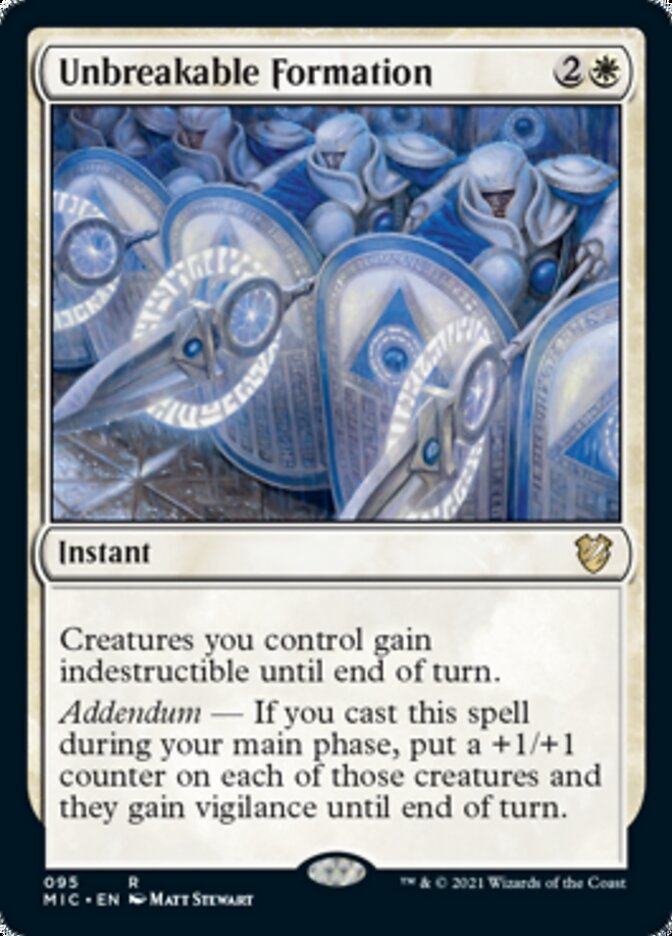 Unbreakable Formation [Innistrad: Midnight Hunt Commander] | Gear Gaming Fayetteville