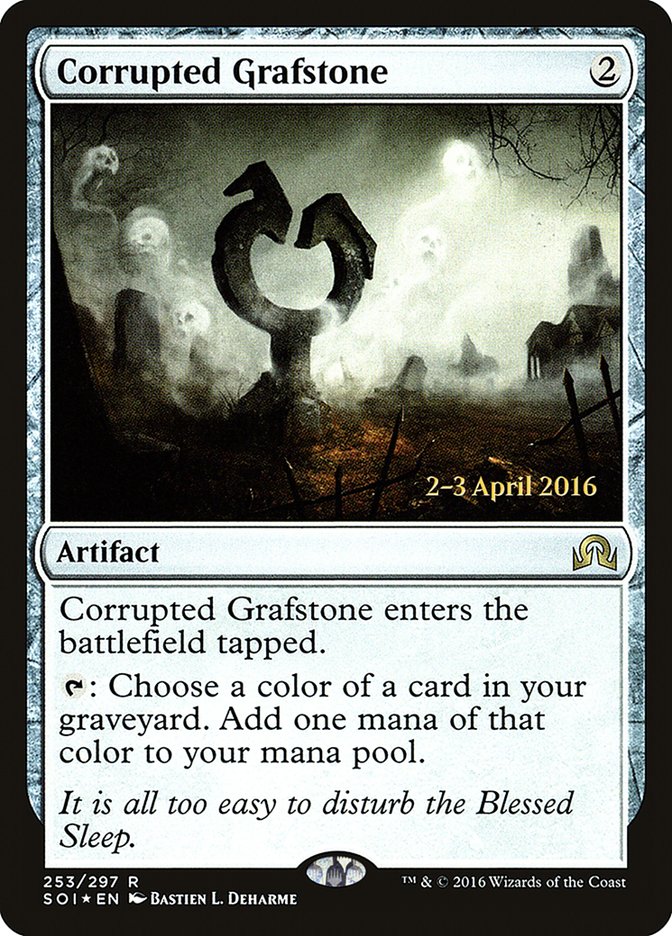 Corrupted Grafstone [Shadows over Innistrad Prerelease Promos] | Gear Gaming Fayetteville