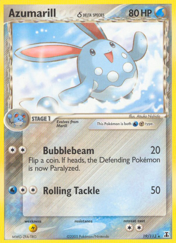 Azumarill (19/113) (Delta Species) [EX: Delta Species] | Gear Gaming Fayetteville