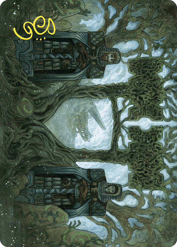 Court of Garenbrig Art Card (Gold-Stamped Signature) [Wilds of Eldraine Art Series] | Gear Gaming Fayetteville