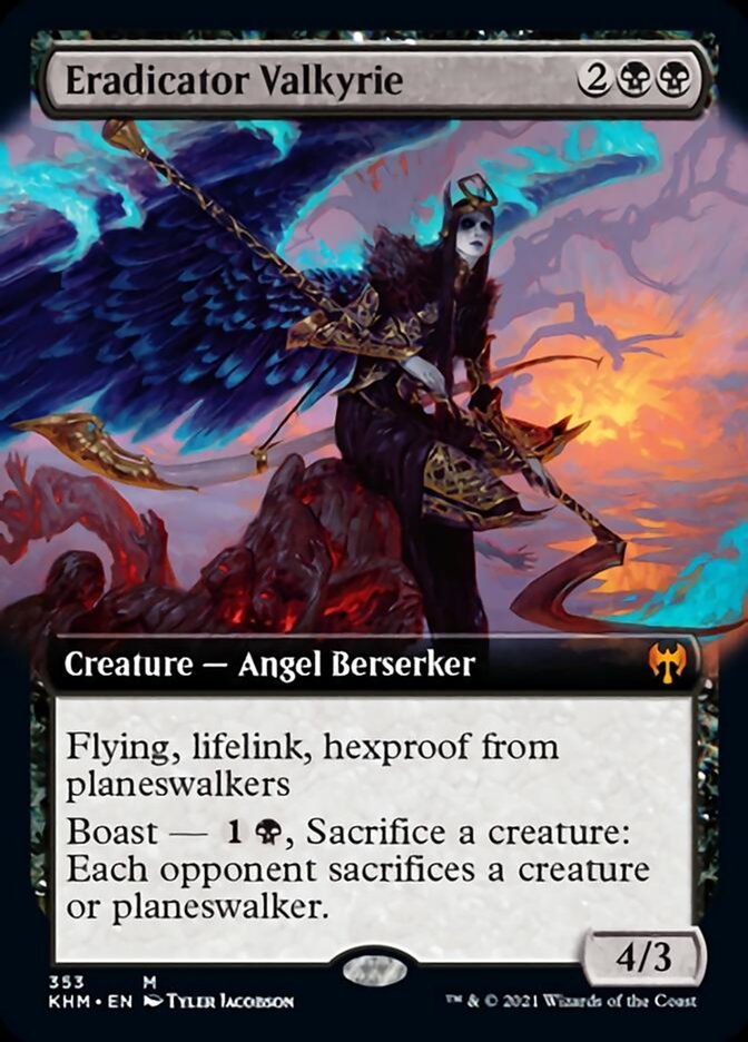 Eradicator Valkyrie (Extended Art) [Kaldheim] | Gear Gaming Fayetteville