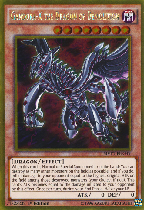 Gandora-X the Dragon of Demolition [MVP1-ENG49] Gold Rare | Gear Gaming Fayetteville