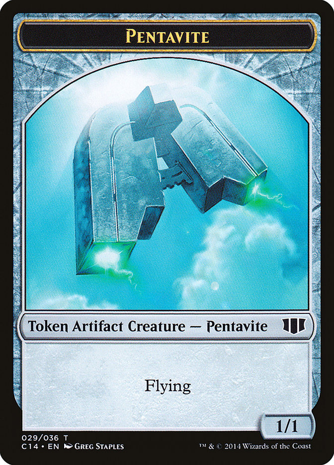 Myr // Pentavite Double-Sided Token [Commander 2014 Tokens] | Gear Gaming Fayetteville