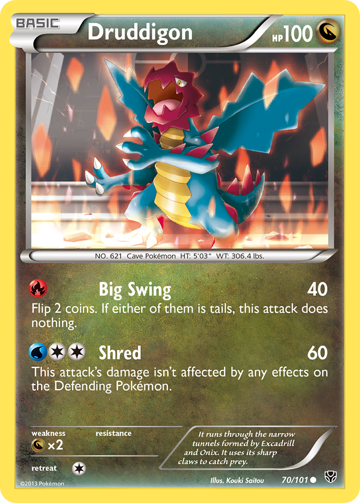 Druddigon (70/101) [Black & White: Plasma Blast] | Gear Gaming Fayetteville