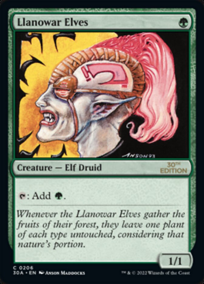 Llanowar Elves [30th Anniversary Edition] | Gear Gaming Fayetteville