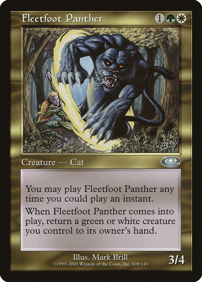 Fleetfoot Panther [Planeshift] | Gear Gaming Fayetteville