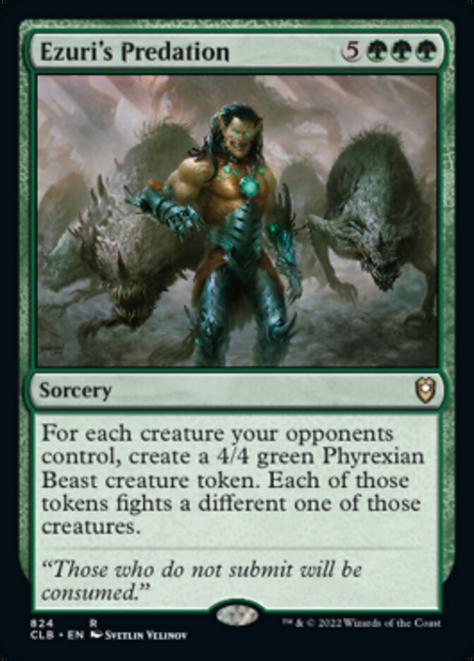 Ezuri's Predation [Commander Legends: Battle for Baldur's Gate] | Gear Gaming Fayetteville