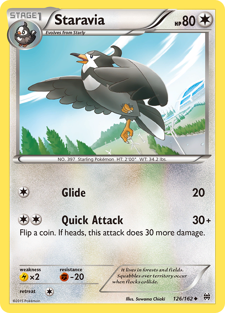 Staravia (126/162) [XY: BREAKthrough] | Gear Gaming Fayetteville