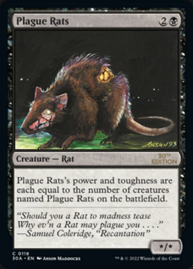 Plague Rats [30th Anniversary Edition] | Gear Gaming Fayetteville
