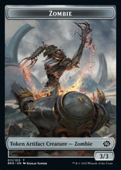 Powerstone // Zombie Double-Sided Token [The Brothers' War Tokens] | Gear Gaming Fayetteville