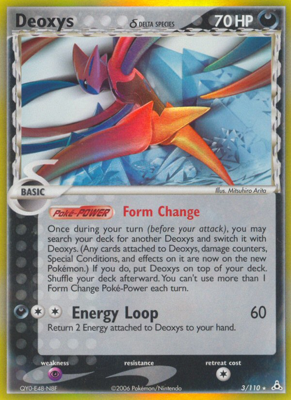 Deoxys (3/110) (Delta Species) [EX: Holon Phantoms] | Gear Gaming Fayetteville