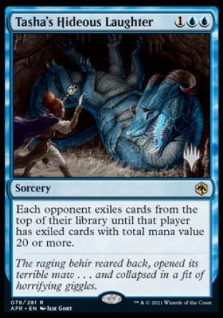 Tasha's Hideous Laughter (Promo Pack) [Dungeons & Dragons: Adventures in the Forgotten Realms Promos] | Gear Gaming Fayetteville