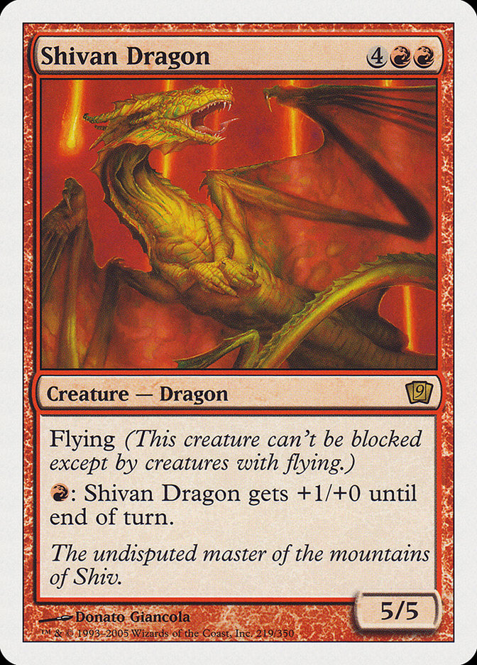 Shivan Dragon [Ninth Edition] | Gear Gaming Fayetteville