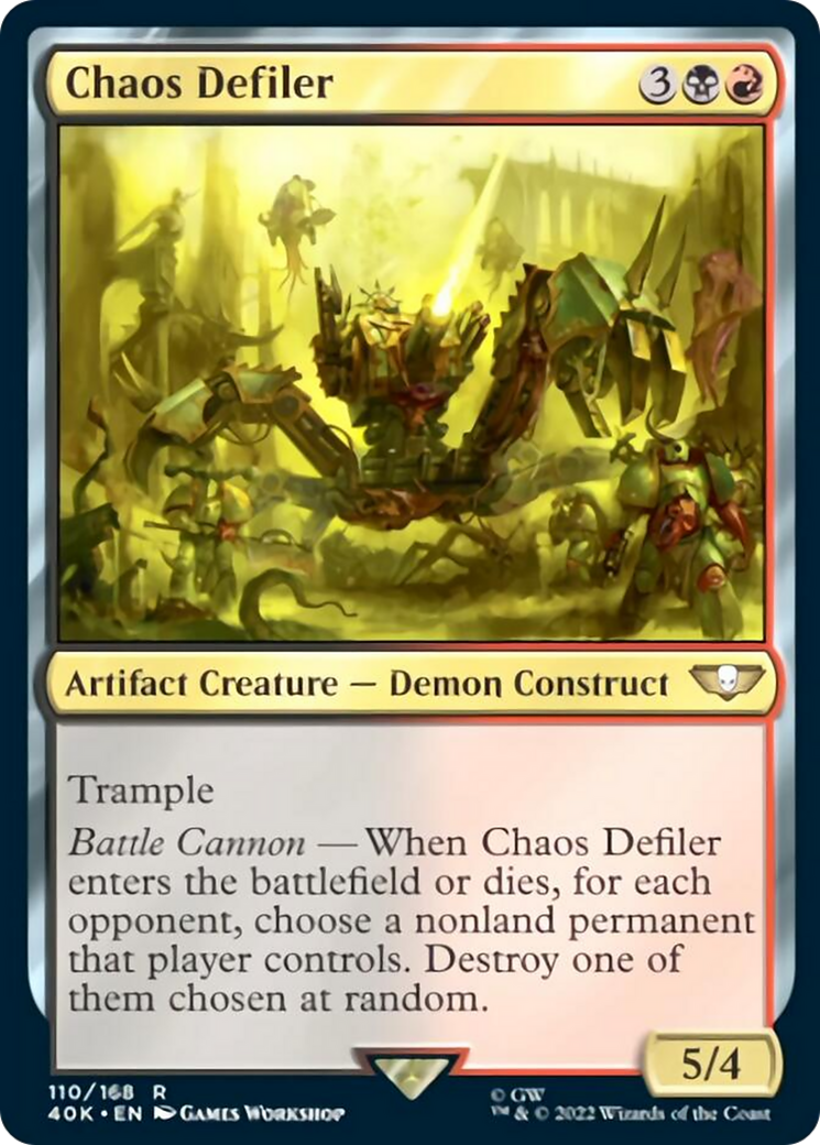 Chaos Defiler (Surge Foil) [Warhammer 40,000] | Gear Gaming Fayetteville