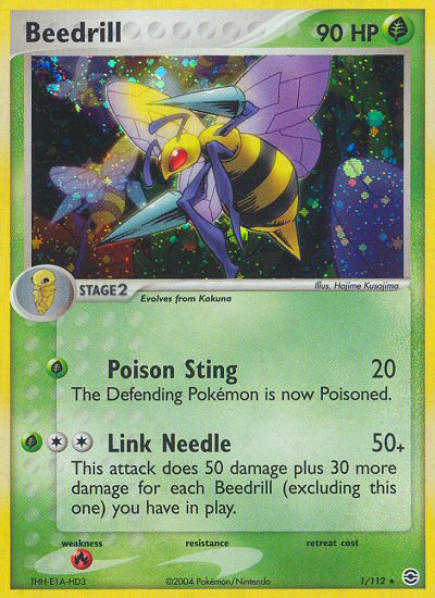 Beedrill (1/112) [EX: FireRed & LeafGreen] | Gear Gaming Fayetteville