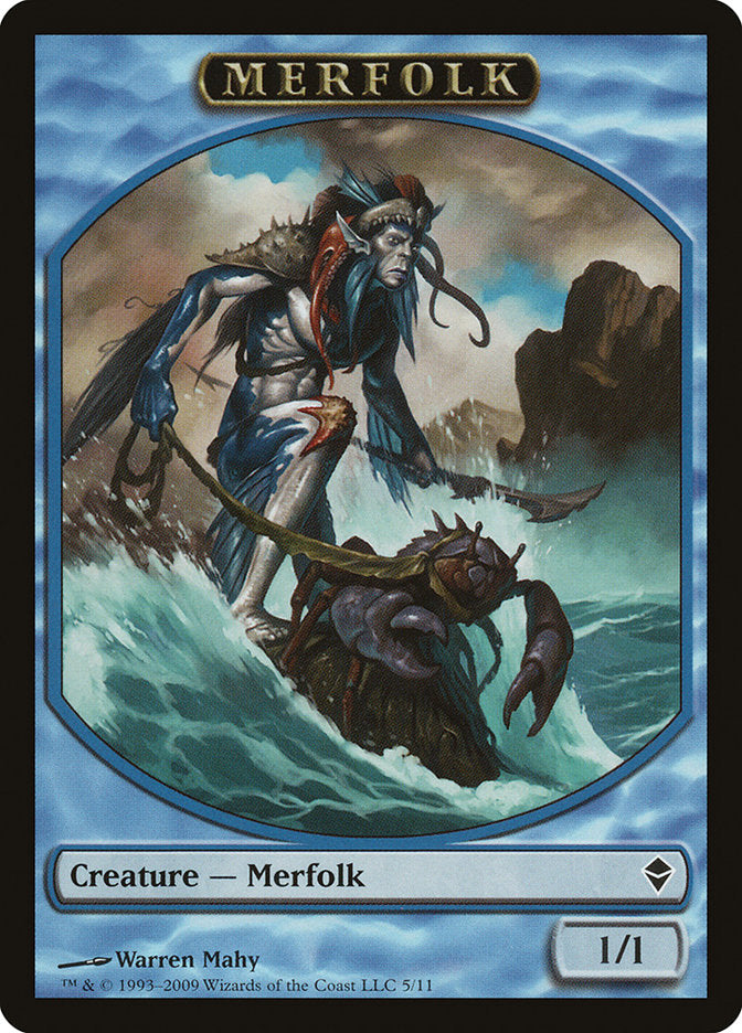 Merfolk Token [Zendikar Tokens] | Gear Gaming Fayetteville