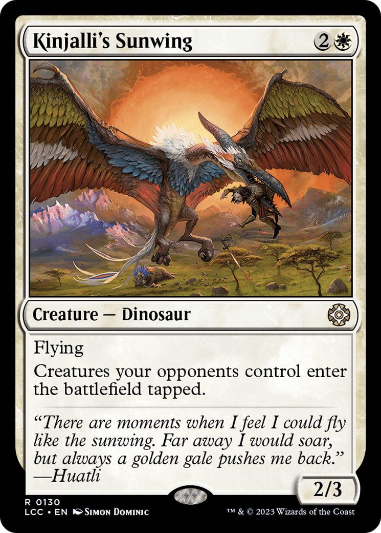 Kinjalli's Sunwing [The Lost Caverns of Ixalan Commander] | Gear Gaming Fayetteville