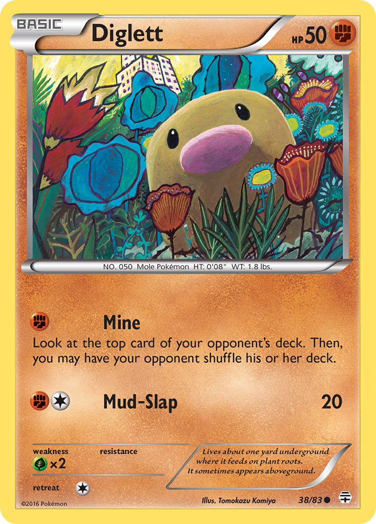 Diglett (38/83) [XY: Generations] | Gear Gaming Fayetteville