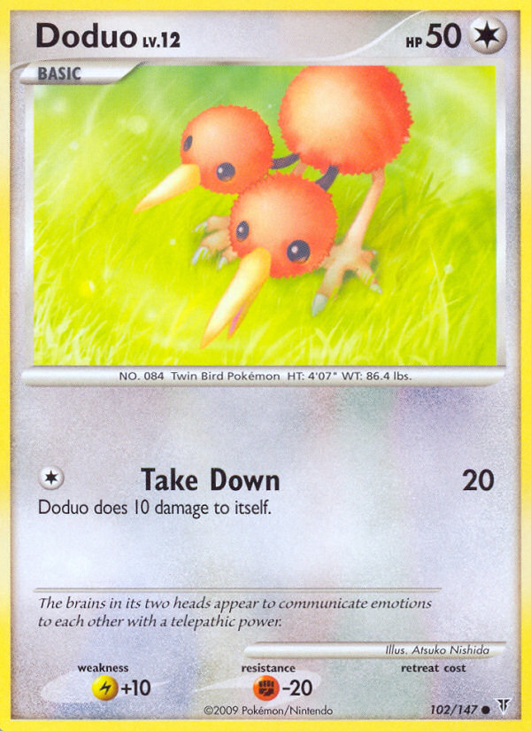 Doduo (102/147) [Platinum: Supreme Victors] | Gear Gaming Fayetteville