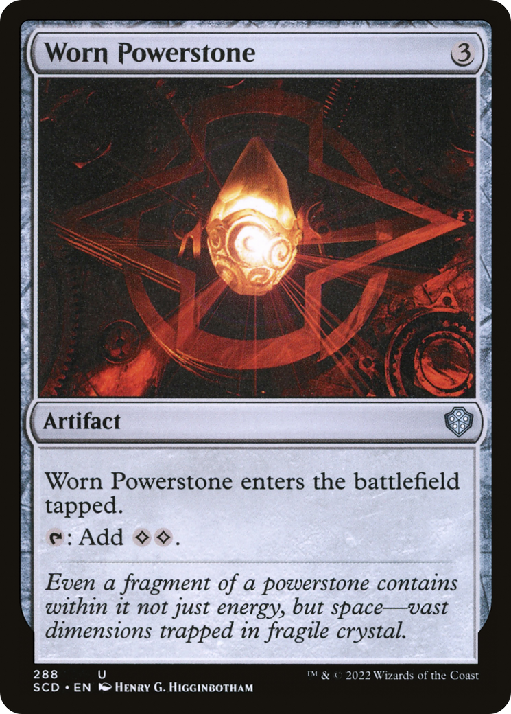 Worn Powerstone [Starter Commander Decks] | Gear Gaming Fayetteville