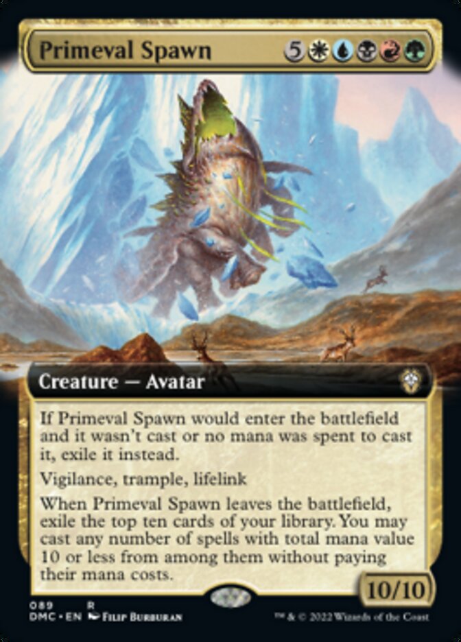 Primeval Spawn (Extended Art) [Dominaria United Commander] | Gear Gaming Fayetteville