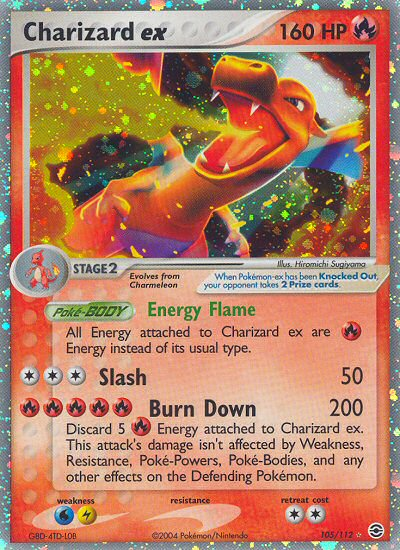 Charizard ex (105/112) [EX: FireRed & LeafGreen] | Gear Gaming Fayetteville