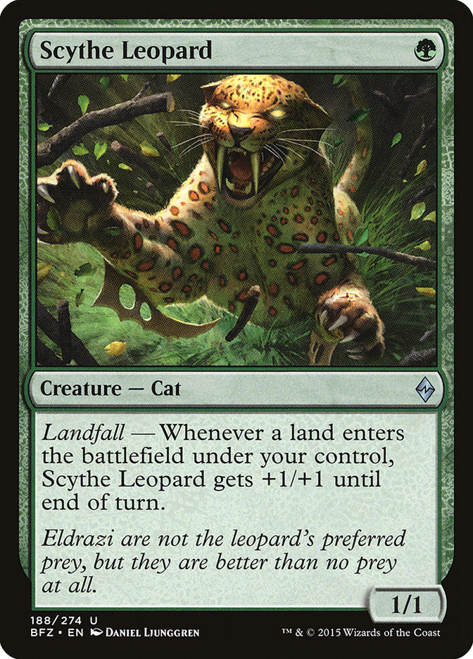 Scythe Leopard [Battle for Zendikar] | Gear Gaming Fayetteville