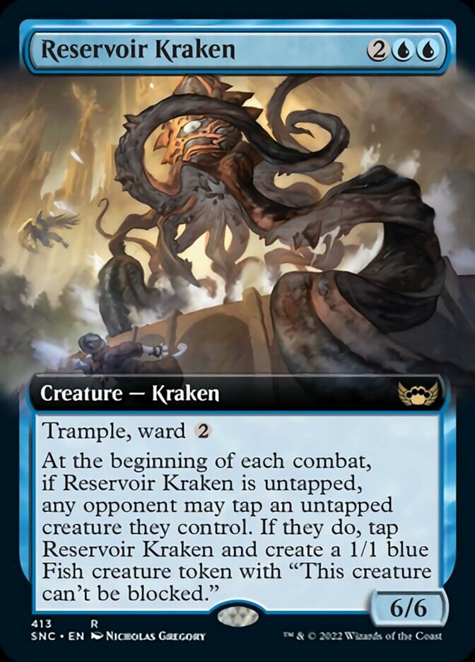 Reservoir Kraken (Extended Art) [Streets of New Capenna] | Gear Gaming Fayetteville