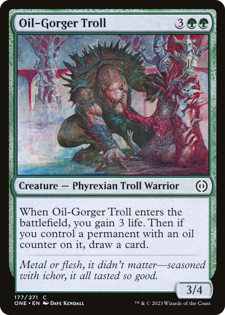 Oil-Gorger Troll [Phyrexia: All Will Be One] | Gear Gaming Fayetteville