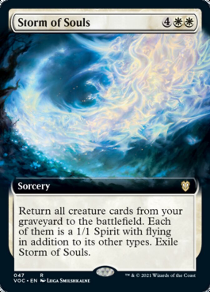 Storm of Souls (Extended Art) [Innistrad: Crimson Vow Commander] | Gear Gaming Fayetteville