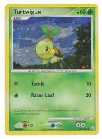 Turtwig (103/130) (Cosmos Holofoil) [Diamond & Pearl: Base Set] | Gear Gaming Fayetteville