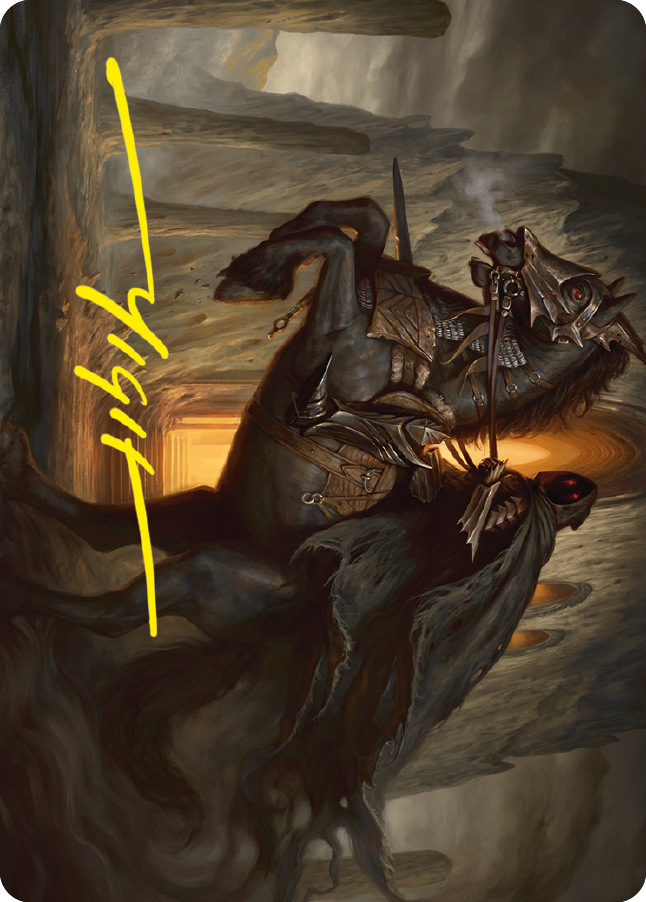 Nazgul Art Card (Gold-Stamped Signature) [The Lord of the Rings: Tales of Middle-earth Art Series] | Gear Gaming Fayetteville