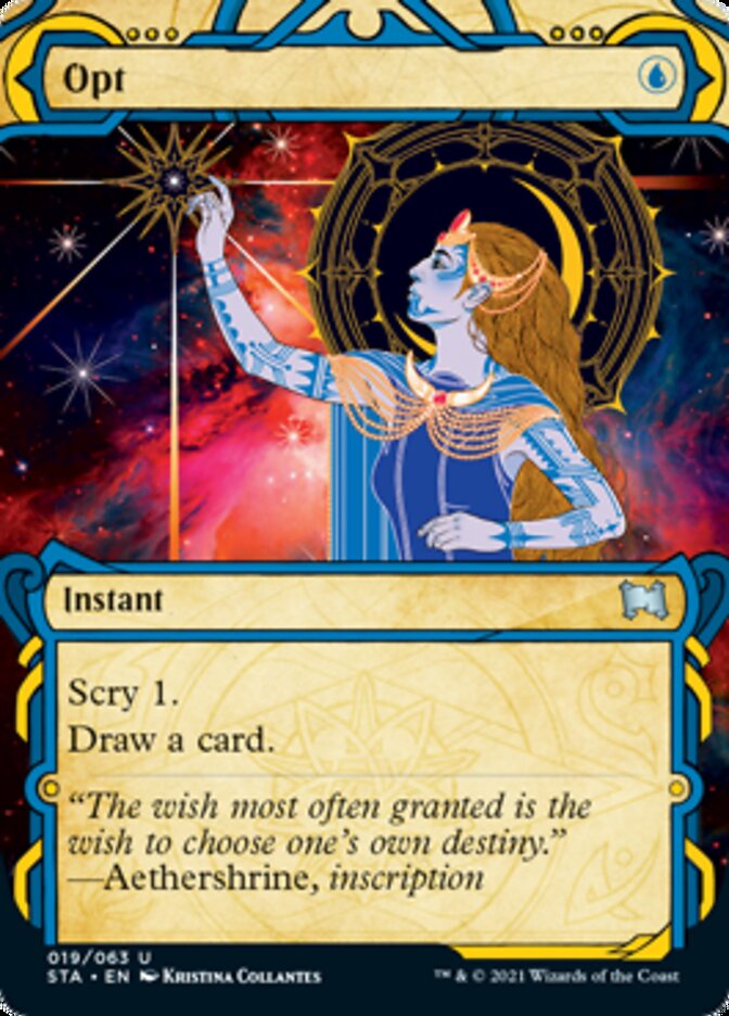 Opt (Foil Etched) [Strixhaven: School of Mages Mystical Archive] | Gear Gaming Fayetteville