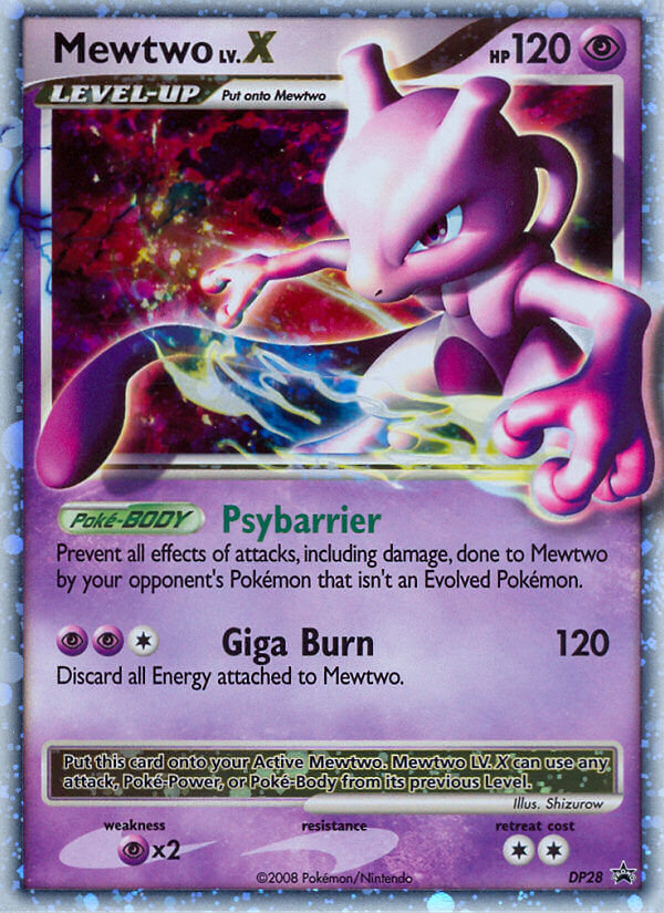 Mewtwo LV.X (DP28) [Diamond & Pearl: Black Star Promos] | Gear Gaming Fayetteville