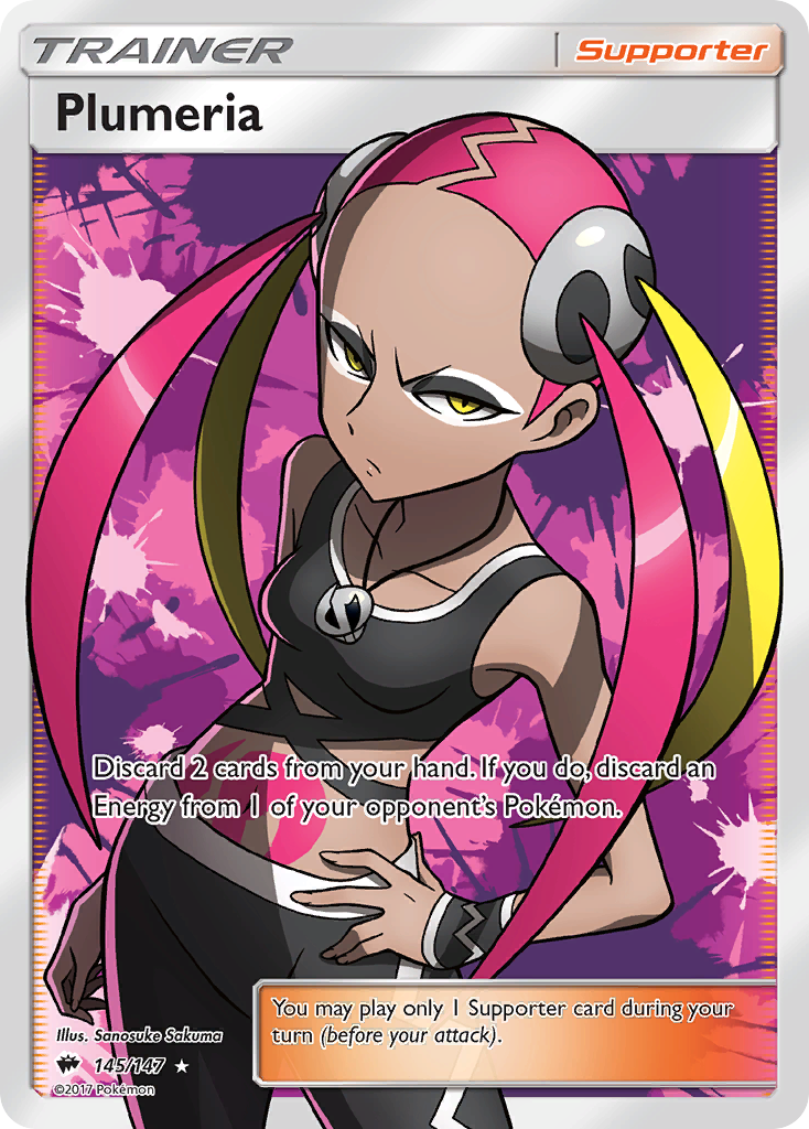 Plumeria (145/147) [Sun & Moon: Burning Shadows] | Gear Gaming Fayetteville