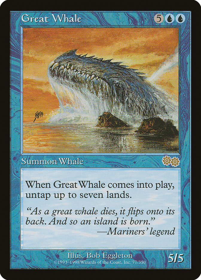 Great Whale [Urza's Saga] | Gear Gaming Fayetteville