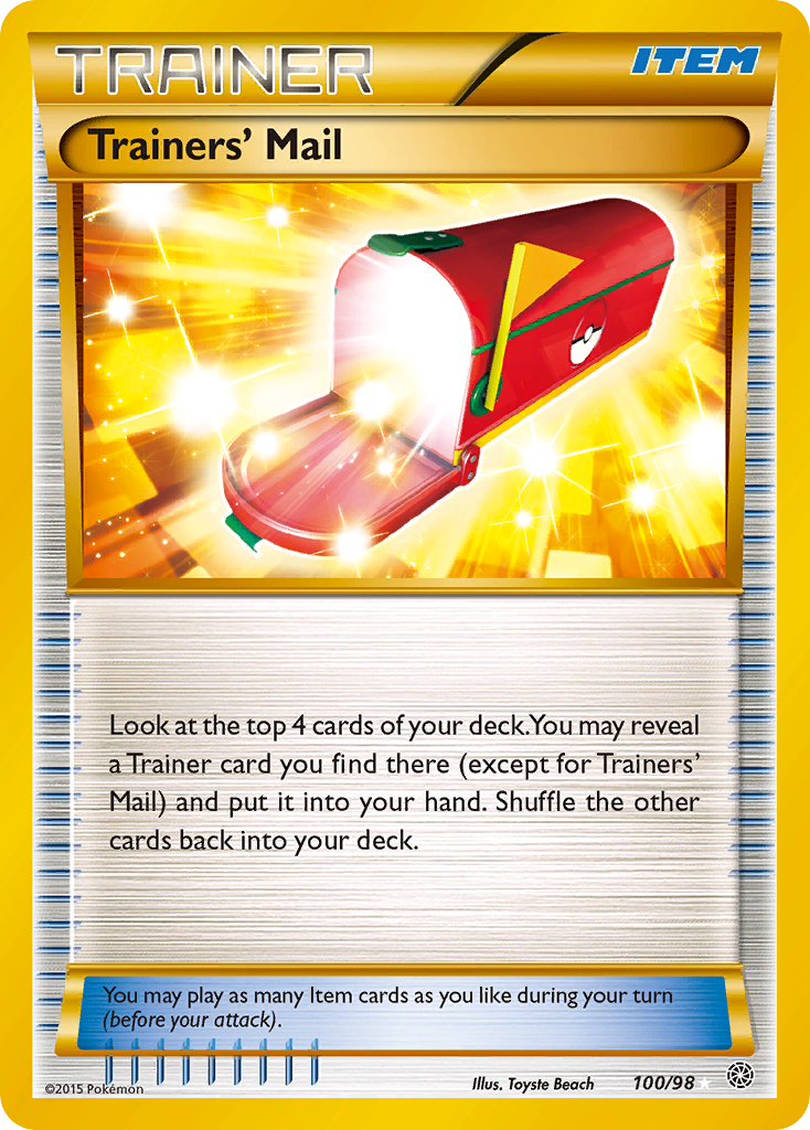 Trainers' Mail (100/98) [XY: Ancient Origins] | Gear Gaming Fayetteville