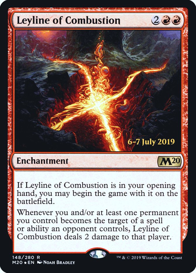 Leyline of Combustion [Core Set 2020 Prerelease Promos] | Gear Gaming Fayetteville