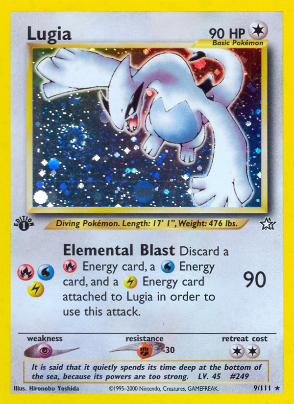 Lugia (9/111) [Neo Genesis 1st Edition] | Gear Gaming Fayetteville