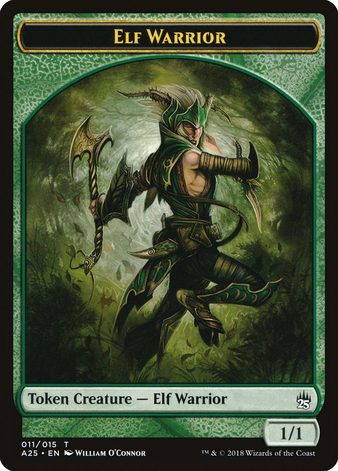 Elf Warrior Token [Masters 25 Tokens] | Gear Gaming Fayetteville