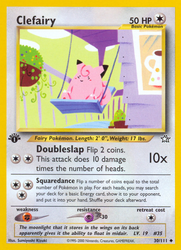 Clefairy (30/111) [Neo Genesis 1st Edition] | Gear Gaming Fayetteville