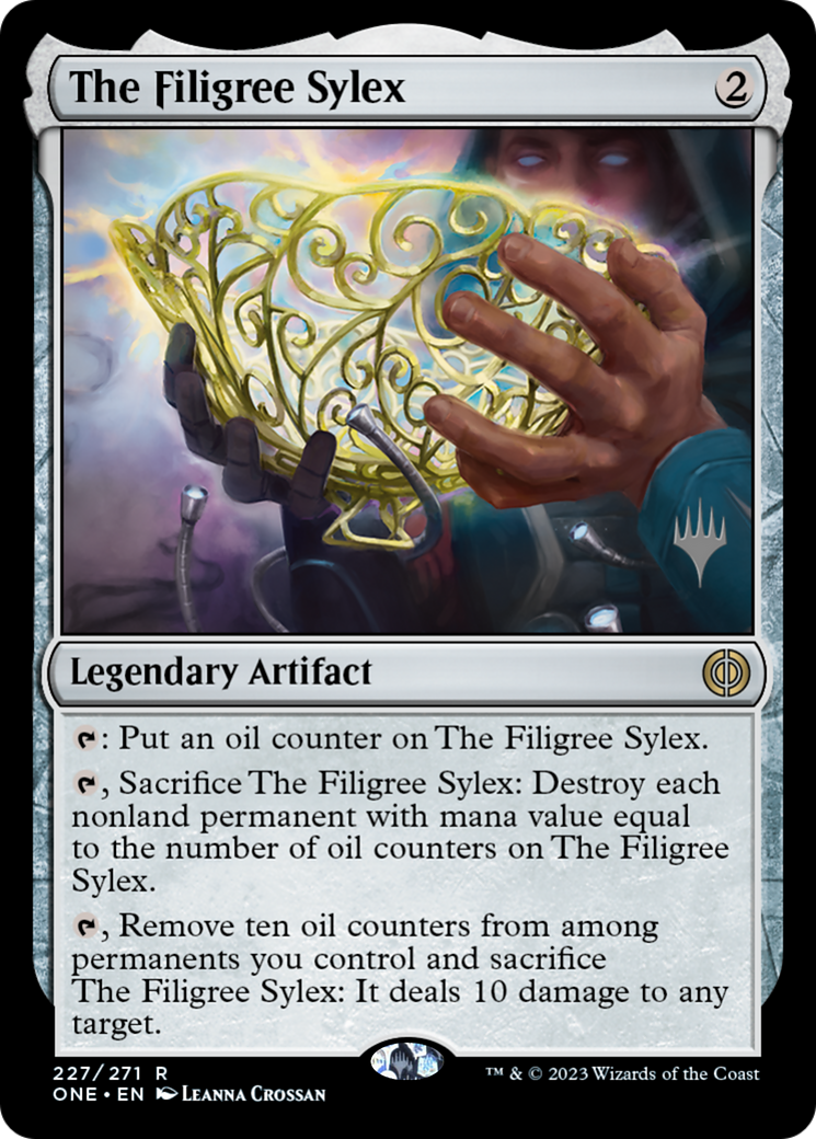 The Filigree Sylex (Promo Pack) [Phyrexia: All Will Be One Promos] | Gear Gaming Fayetteville