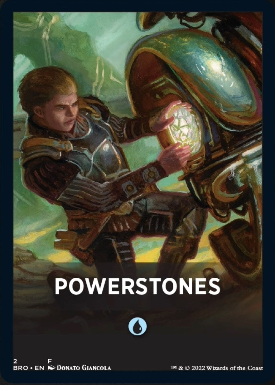 Powerstones Theme Card [The Brothers' War Tokens] | Gear Gaming Fayetteville