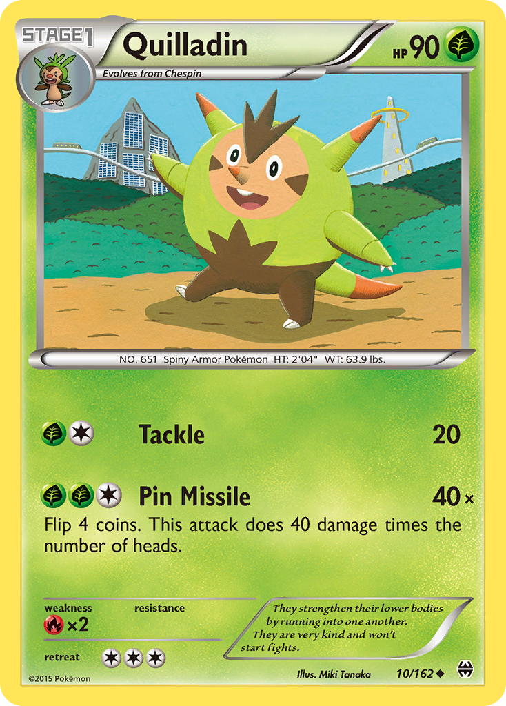 Quilladin (10/162) [XY: BREAKthrough] | Gear Gaming Fayetteville