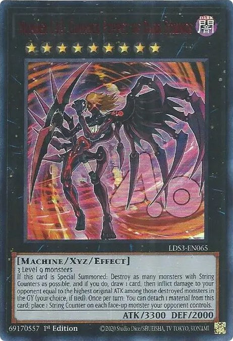 Number C40: Gimmick Puppet of Dark Strings (Red) [LDS3-EN065] Ultra Rare | Gear Gaming Fayetteville