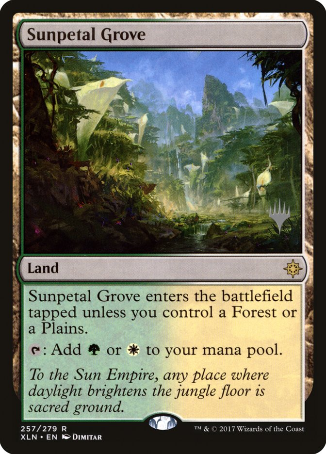 Sunpetal Grove (Promo Pack) [Ixalan Promos] | Gear Gaming Fayetteville